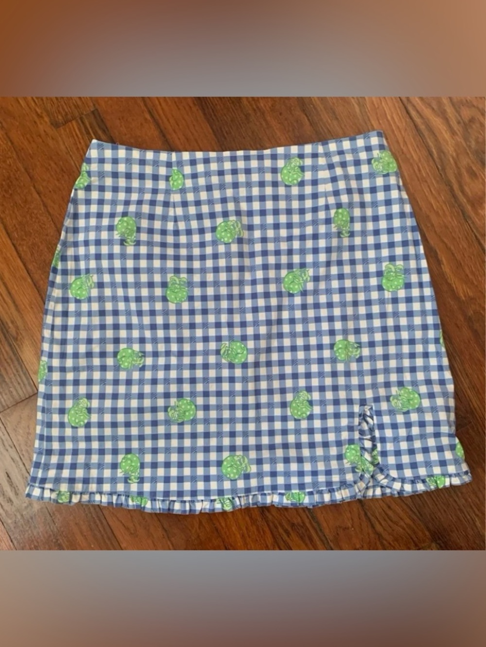 Lilly Pulitzer Gingham Hermit Crab Skirt - Picture 5 of 5